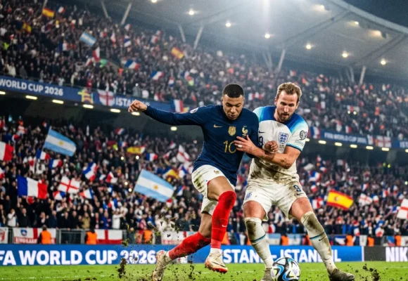 b1-english-listening-sports-vocabulary-football France and England football match. Learn B1 sports vocabulary and practice English listening with Listenglish.