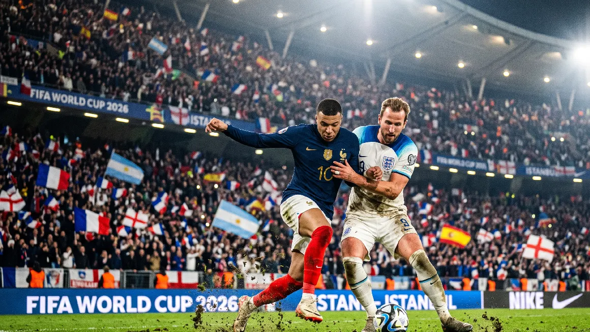 b1-english-listening-sports-vocabulary-football France and England football match. Learn B1 sports vocabulary and practice English listening with Listenglish.